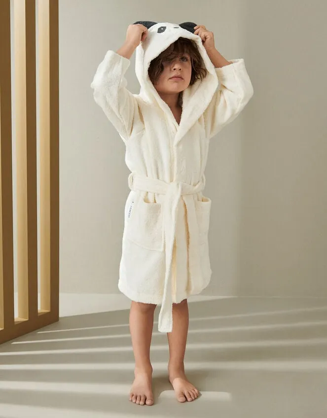 Liewood Lily Panda Bathrobe Cream Children Monsoon Boys039 Accessories