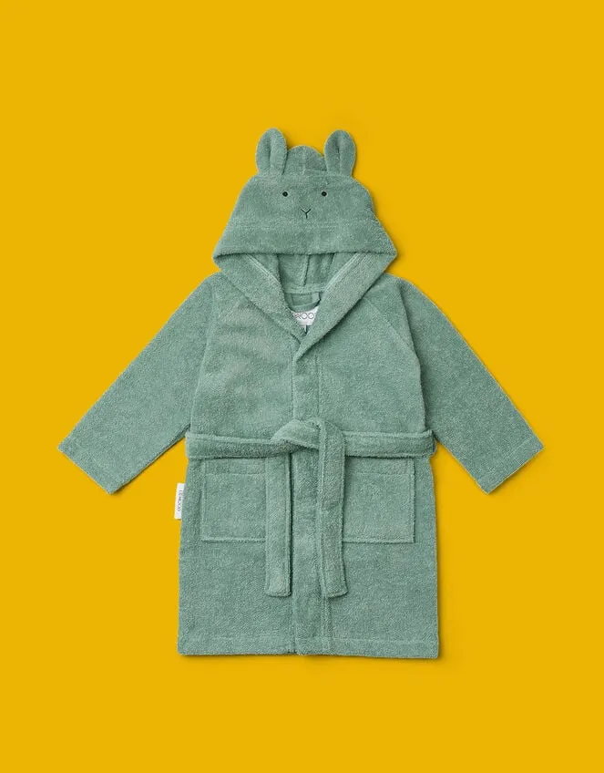 Liewood Lily Rabbit Bathrobe Green Children Monsoon Boys039 Accessories