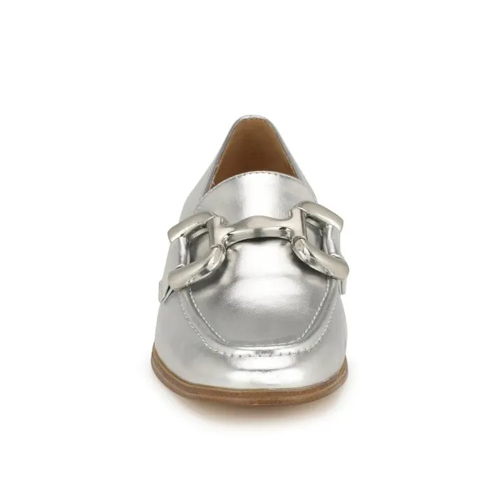 Lilma Casual Loafers Silver Women Nine West Flats and Loafers