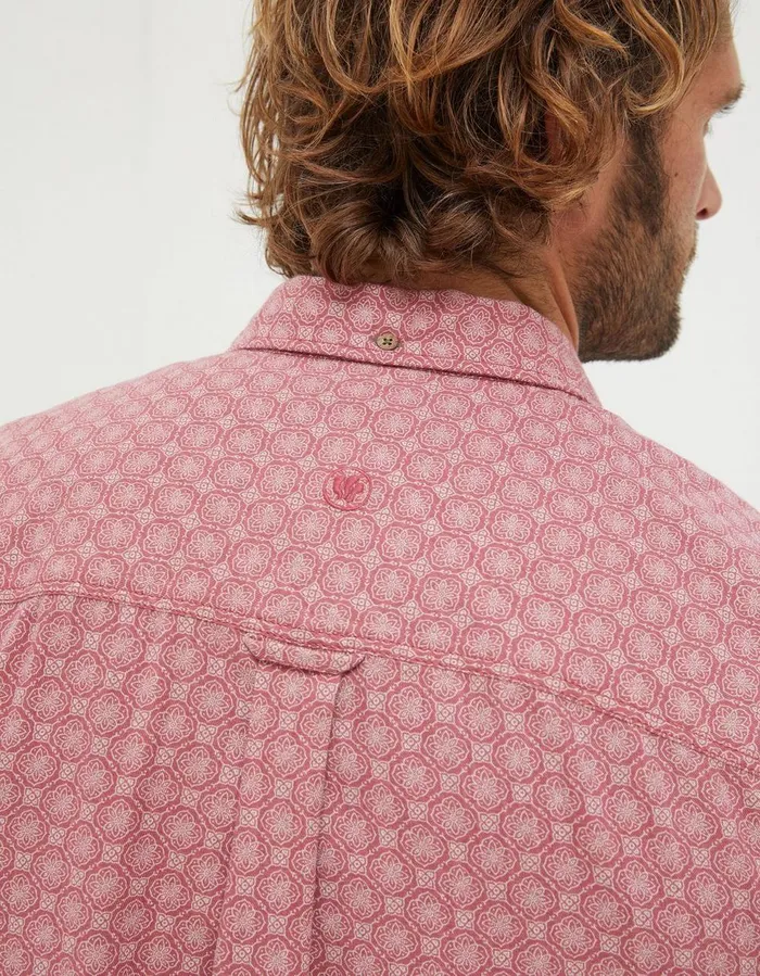 Linear Print Shirt Light Pink Men FatFace Shirts