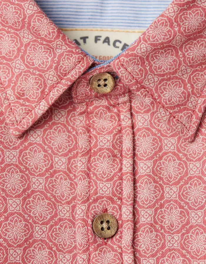 Linear Print Shirt Light Pink Men FatFace Shirts