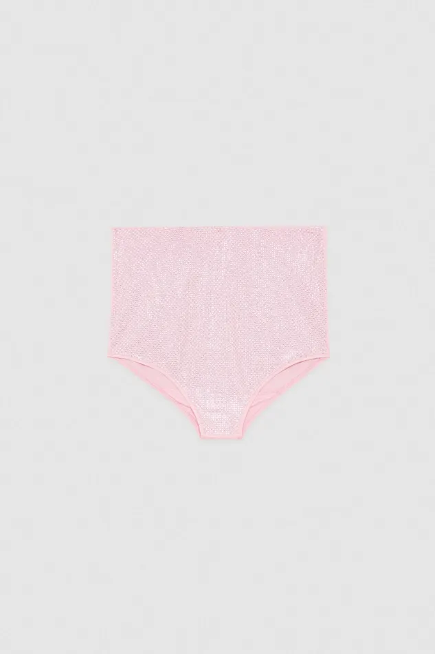 Lingerie Women Patrizia Pepe Viscose Jersey Briefs Fresh Pink