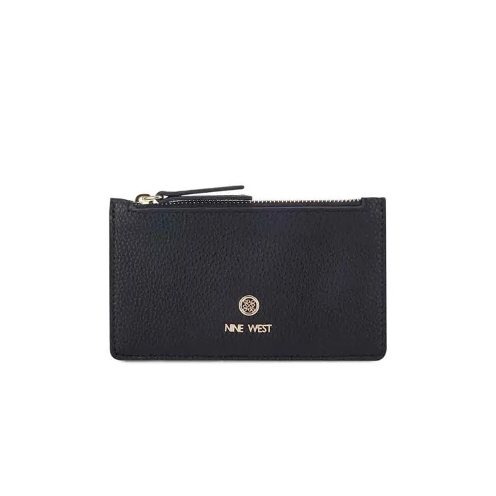 Linnette Card Case Black WomenMen Nine West Clutches and Wallets