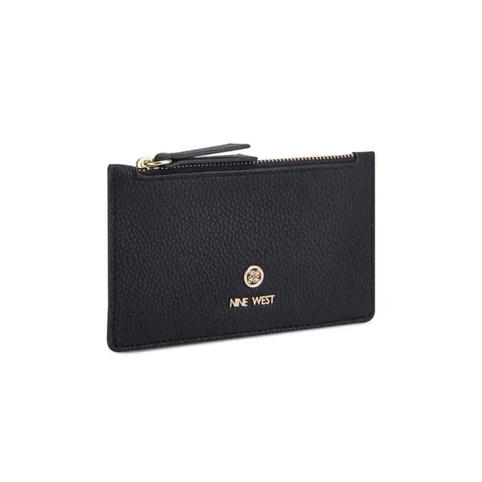 Linnette Card Case Black WomenMen Nine West Clutches and Wallets