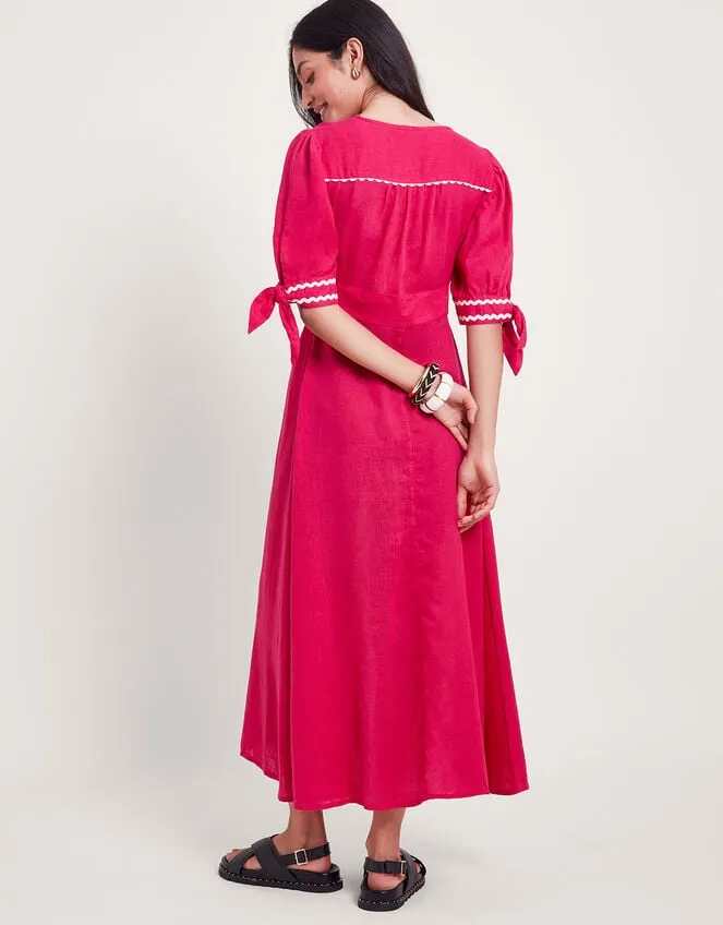 Lita Ric Rac Dress Pink Women Monsoon Dresses