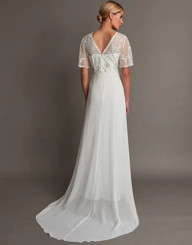 Liz Embroidered Bridal Dress Ivory Women Monsoon Dresses