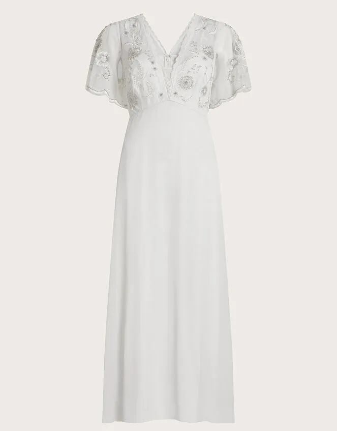 Liz Embroidered Bridal Dress Ivory Women Monsoon Dresses
