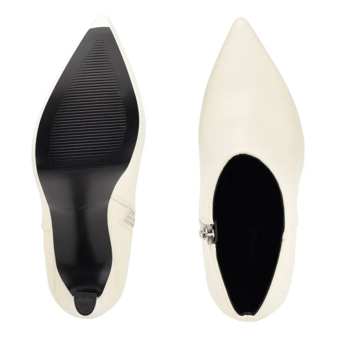 Loraa Platform Booties Chic Cream Women Nine West Boots and Booties