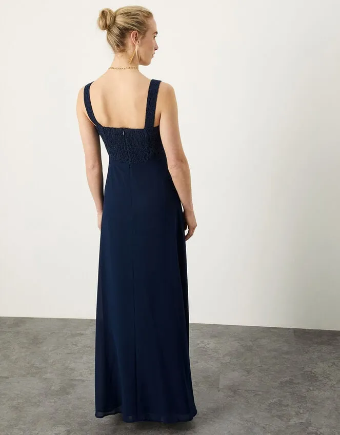 Lori Lace Maxi Dress Blue Women Monsoon Occasionwear