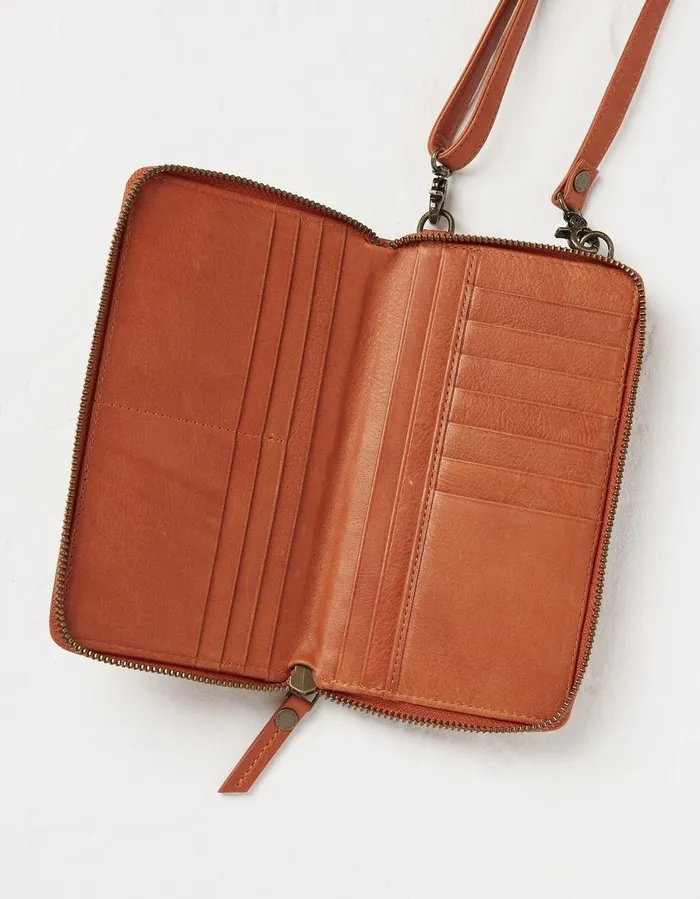 Louisa Phone Purse Orange Women FatFace Bags and Purses