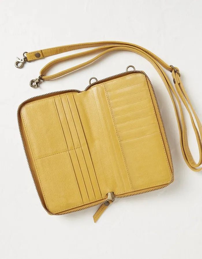 Louisa Phone Purse Yellow Women FatFace Bags and Purses