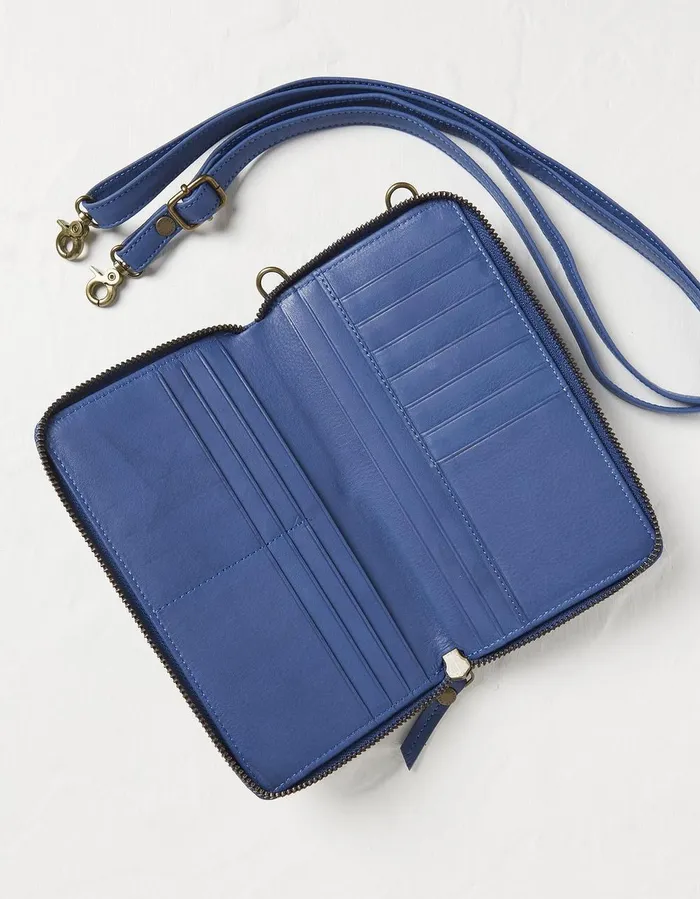 Louisa Purse Phone Bag Blue Women FatFace Bags and Purses