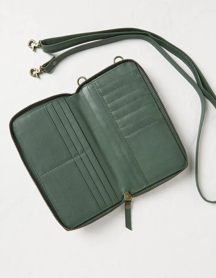 Louisa Purse Phone Bag Green Women FatFace Bags and Purses