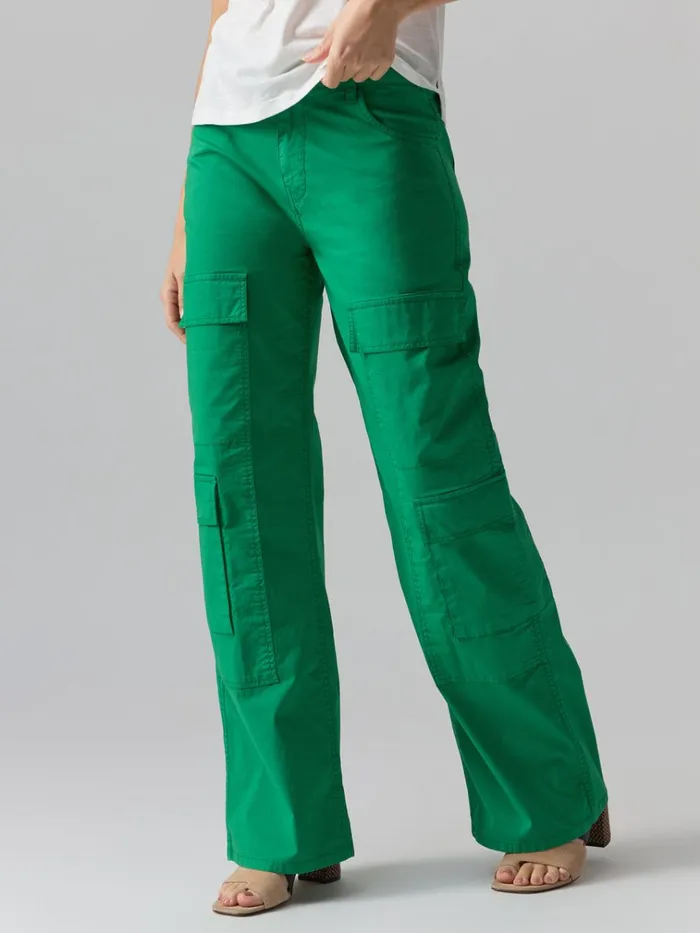 Low Slung Y2K Standard Rise Cargo Pant Jelly Bean Women Sanctuary Clothing Pants