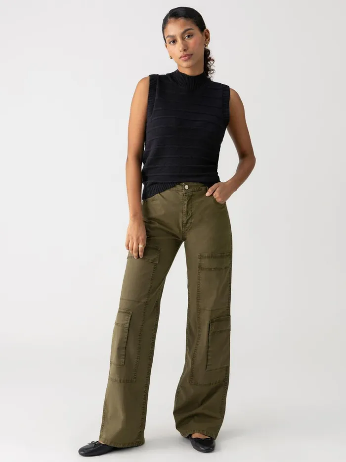 Low Slung Y2K Standard Rise Cargo Pant Mossy Green Women Sanctuary Clothing Pants Low Slung Y2K Standard Rise Cargo Pant Mossy Green Women Sanctuary Clothing Pants
