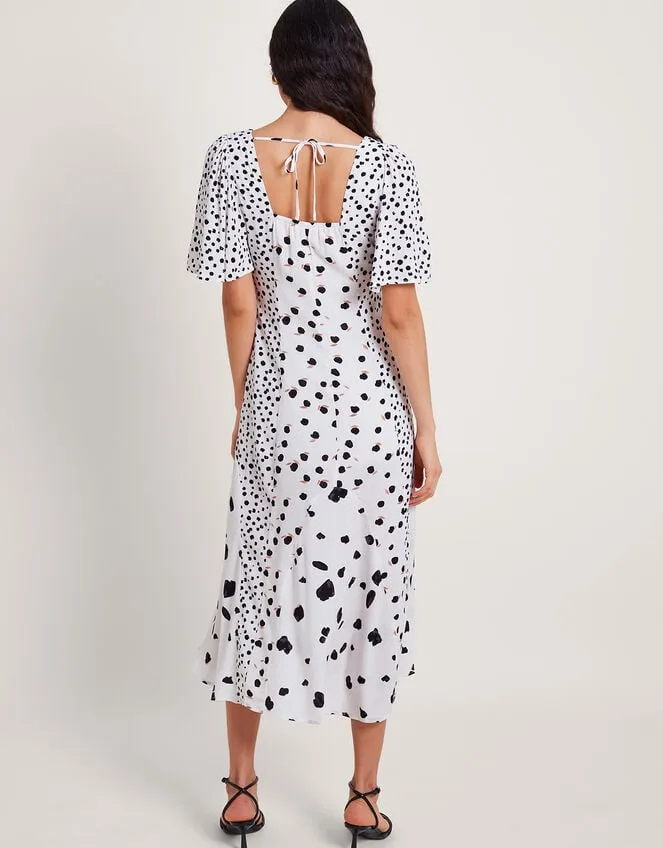Lucee Spot Tea Dress Ivory Women Monsoon Dresses