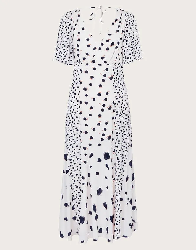 Lucee Spot Tea Dress Ivory Women Monsoon Dresses