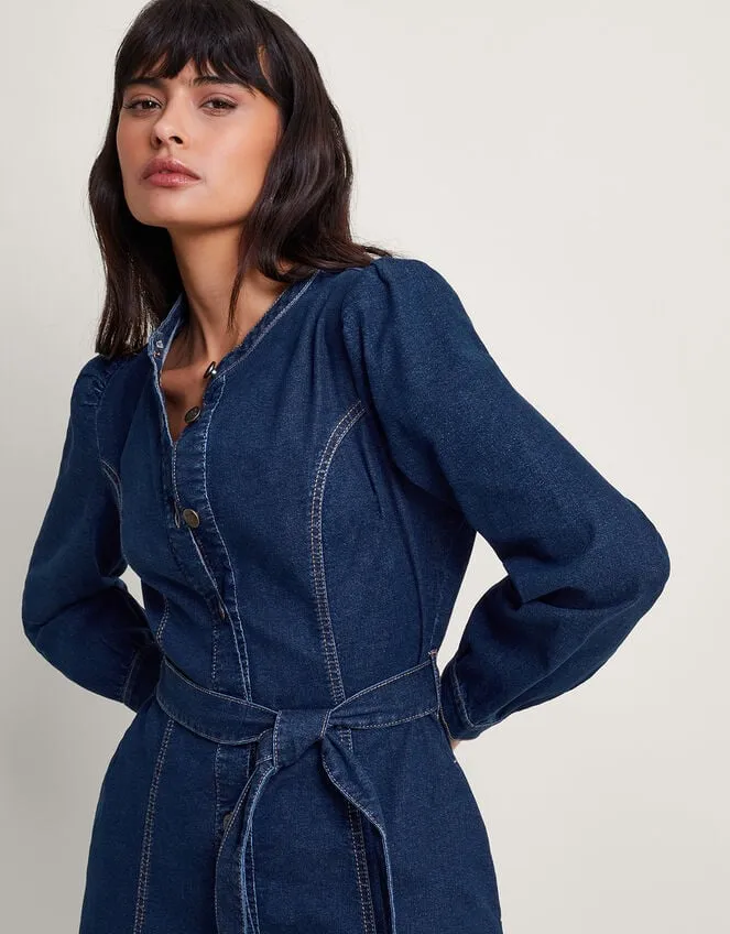 Lulu Denim Dress Blue Women Monsoon Dresses