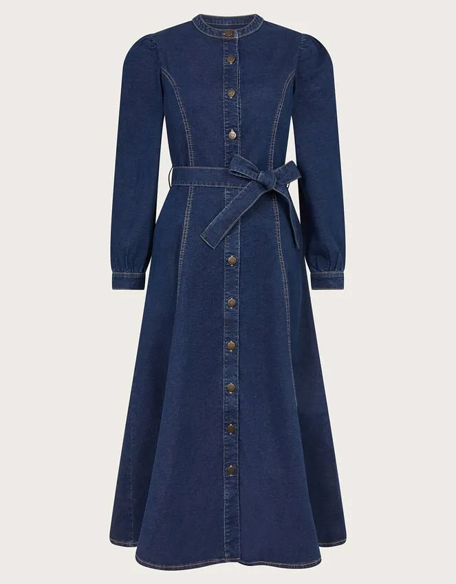 Lulu Denim Dress Blue Women Monsoon Dresses