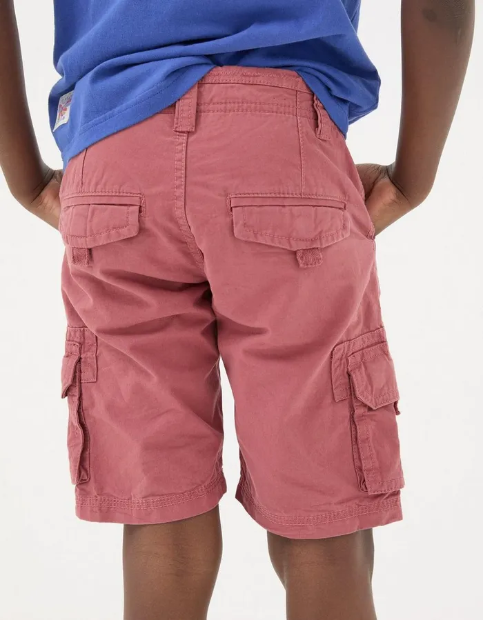 Lulworth Cargo Shorts Rust Red Boys FatFace Shorts