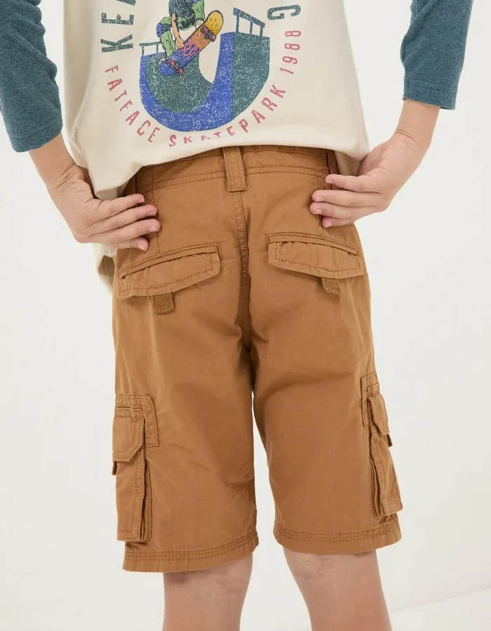 Lulworth Cargo Shorts Tan Boys FatFace Shorts