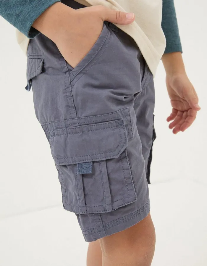 Lulworth Cargo Shorts Vintage Blue Boys FatFace Shorts