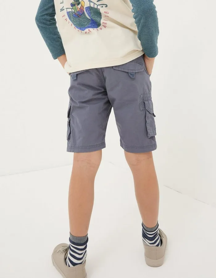 Lulworth Cargo Shorts Vintage Blue Boys FatFace Shorts