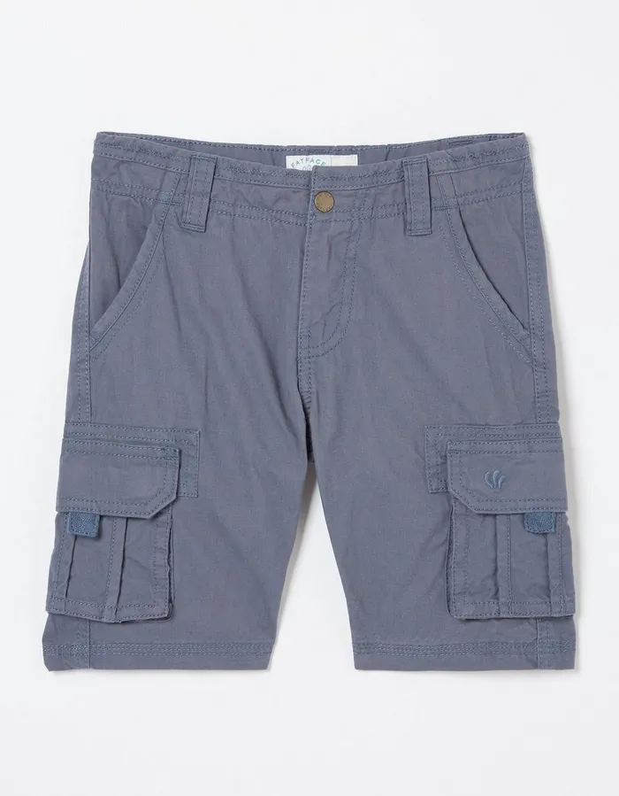 Lulworth Cargo Shorts Vintage Blue Boys FatFace Shorts
