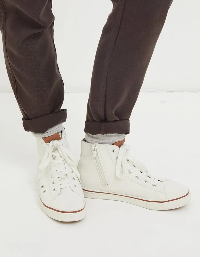 Mae High Top Trainer White Women FatFace Trainers