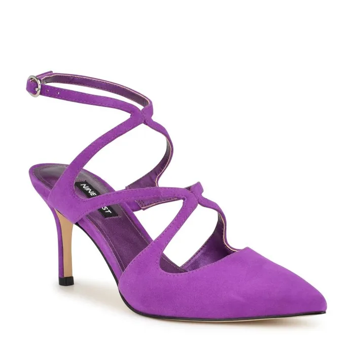 Maes Dress Pumps Purple Women Nine West Heels