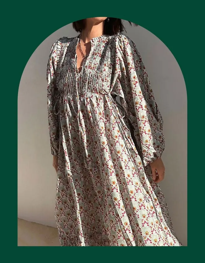 Maison M Autumn Dress Grey Women Monsoon Dresses