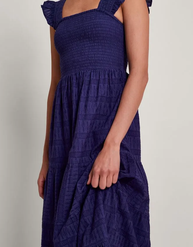 Malia Embroidered Dress Blue Women Monsoon Dresses
