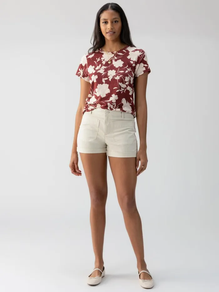 Marine Rolled Standard Rise Short Birch Women Sanctuary Clothing Shorts