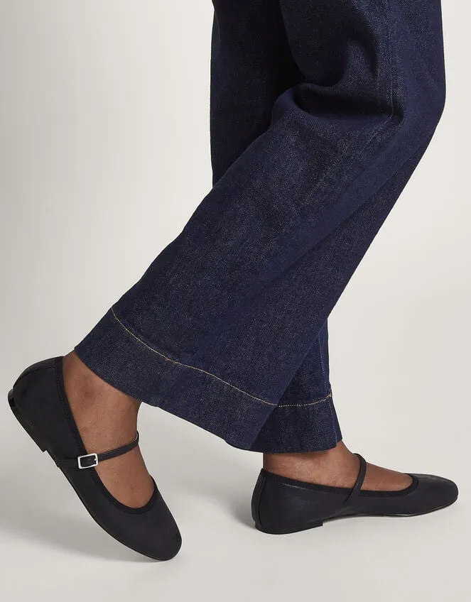 Mary Jane Flats Black Women Monsoon Sandals