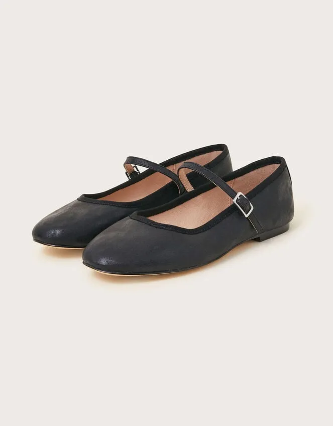 Mary Jane Flats Black Women Monsoon Sandals