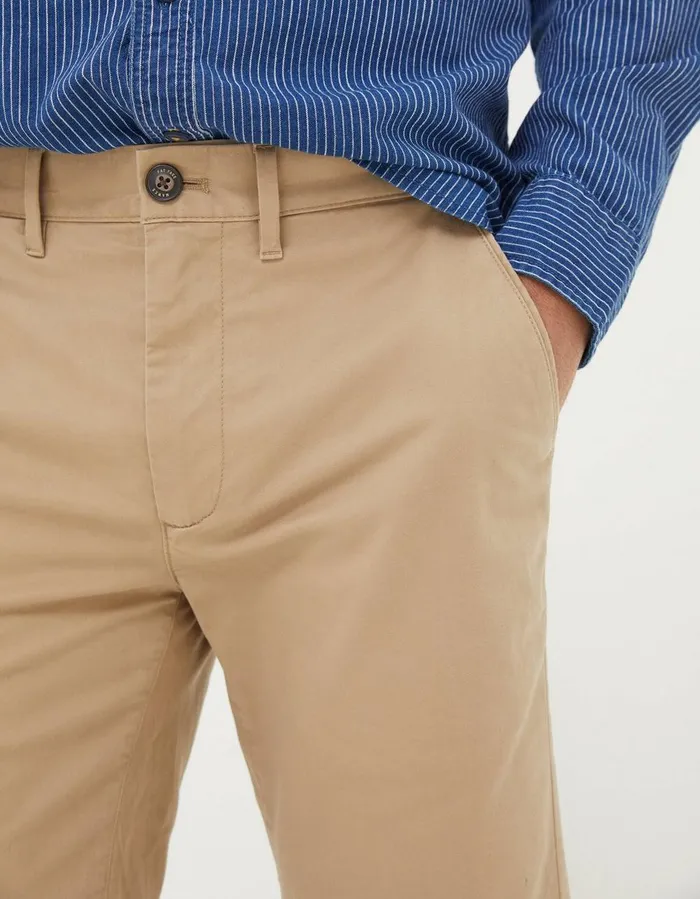 Mawes Organic Cotton Chino Shorts Dark Stone Men FatFace Shorts