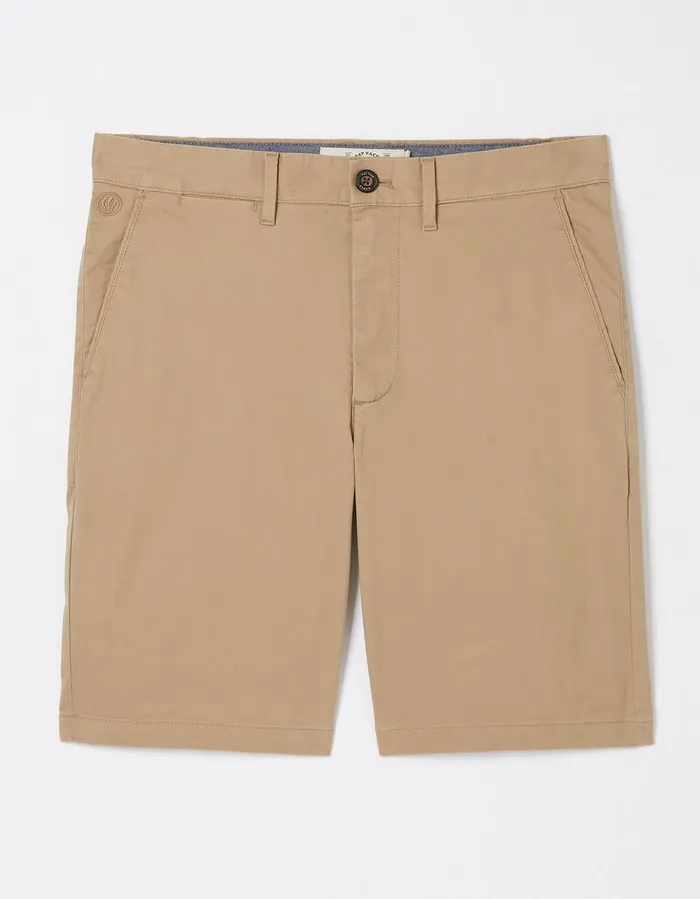 Mawes Organic Cotton Chino Shorts Dark Stone Men FatFace Shorts