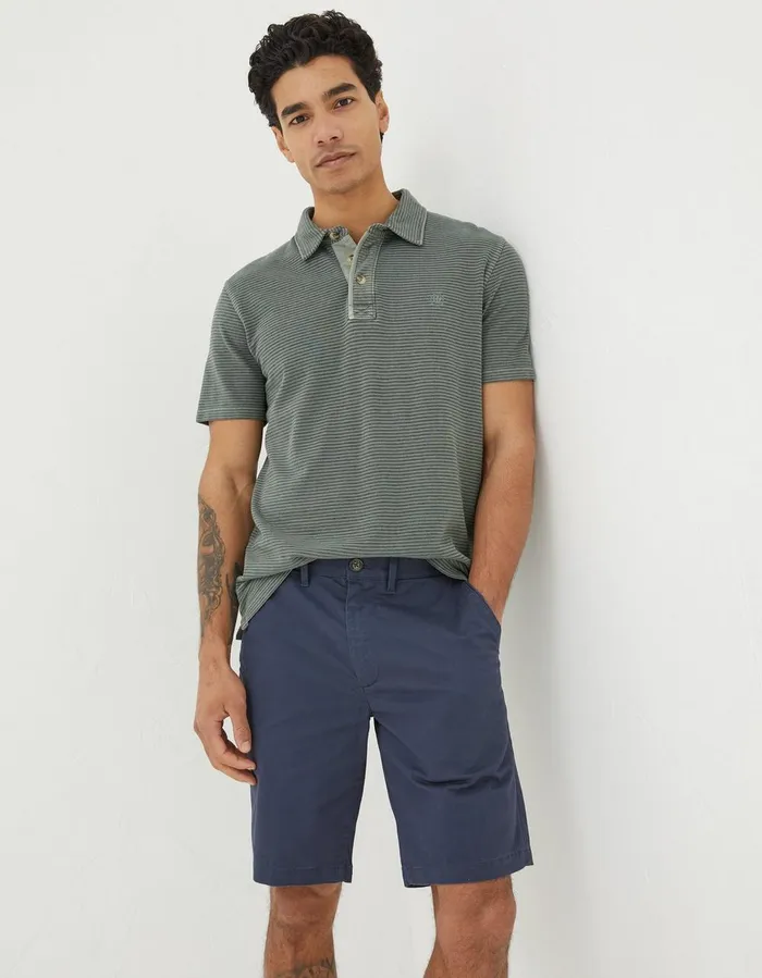 Mawes Organic Cotton Chino Shorts French Navy Men FatFace Shorts