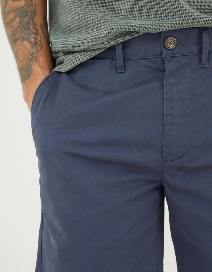 Mawes Organic Cotton Chino Shorts French Navy Men FatFace Shorts