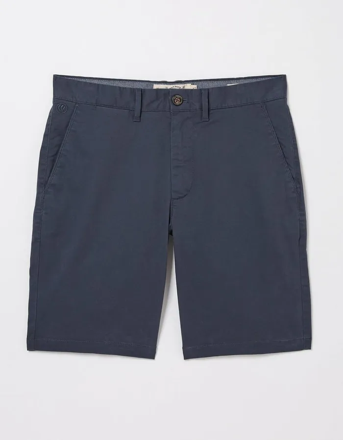 Mawes Organic Cotton Chino Shorts French Navy Men FatFace Shorts