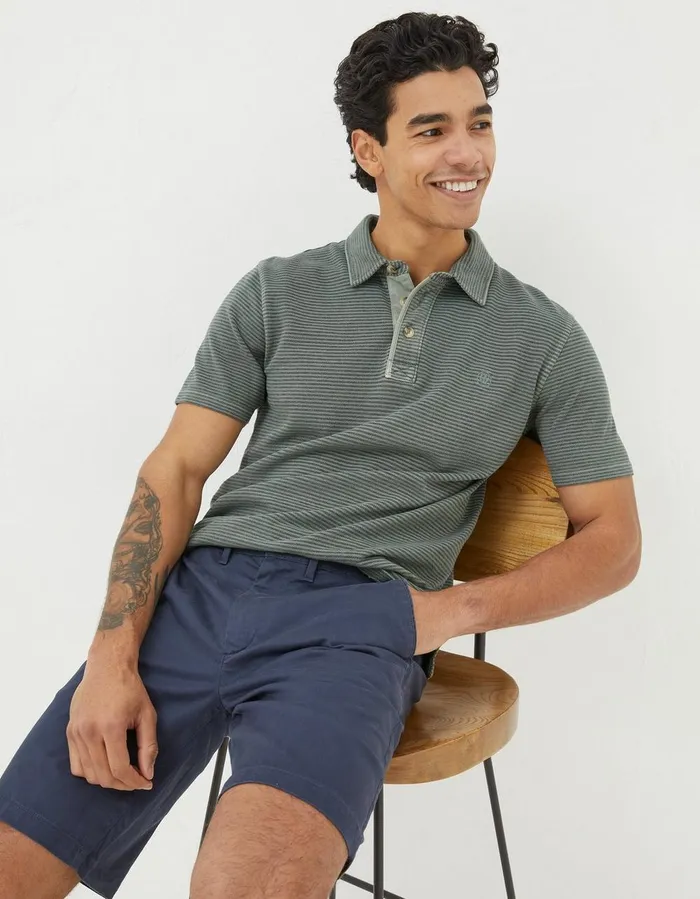 Mawes Organic Cotton Chino Shorts French Navy Men FatFace Shorts