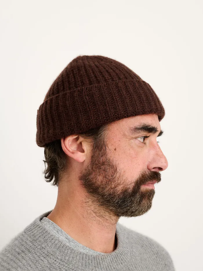 Men Alex Mill Accessories Cashmere Beanie Espresso