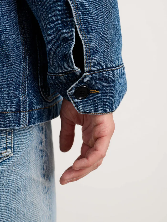 Men Alex Mill Jackets Coats Frontier Jacket In Vintage Wash Denim