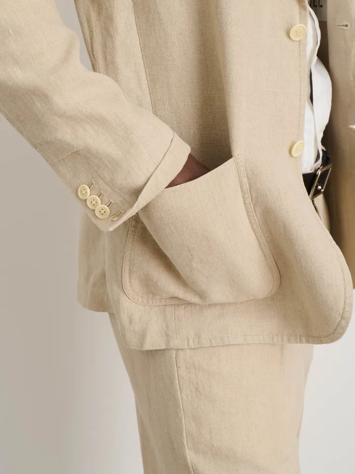 Men Alex Mill Jackets Coats Mercer Blazer In Flax Linen Flax