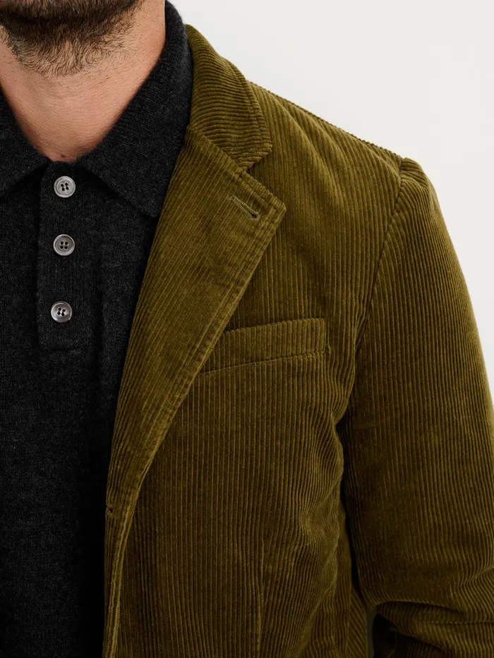 Men Alex Mill Jackets Coats Mill Blazer In Corduroy Dark Olive Men Alex Mill Jackets Coats Mill Blazer In Corduroy Dark Olive