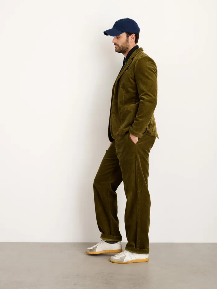 Men Alex Mill Jackets Coats Mill Blazer In Corduroy Dark Olive Men Alex Mill Jackets Coats Mill Blazer In Corduroy Dark Olive