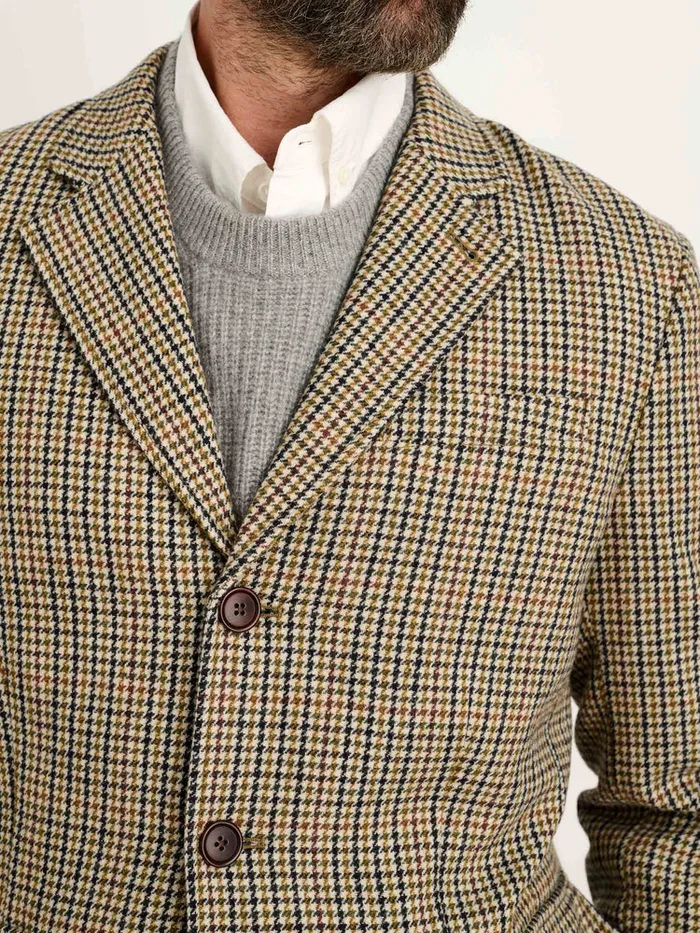 Men Alex Mill Jackets Coats Mill Blazer In Houndstooth Tweed