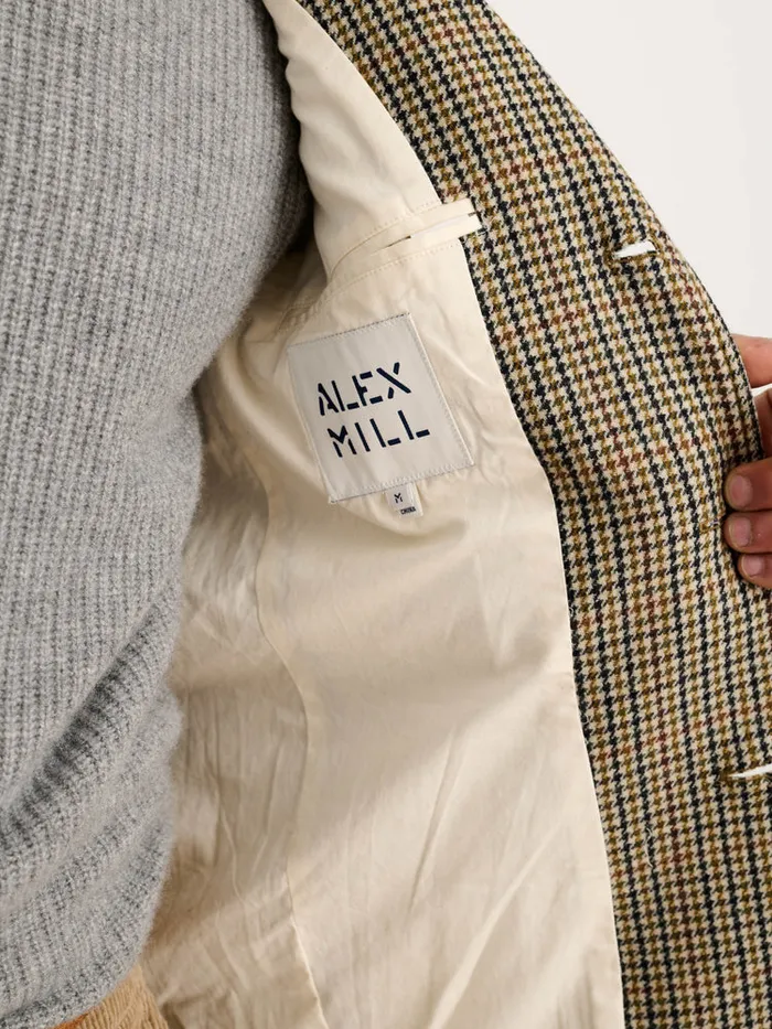 Men Alex Mill Jackets Coats Mill Blazer In Houndstooth Tweed