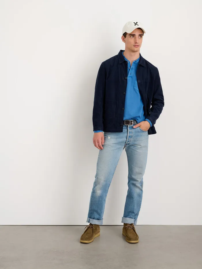 Men Alex Mill Jackets Coats Work Jacket In Fine Wale Corduroy Deep Navy