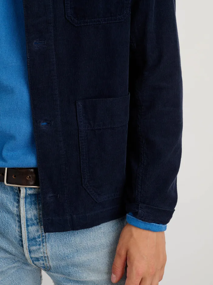 Men Alex Mill Jackets Coats Work Jacket In Fine Wale Corduroy Deep Navy